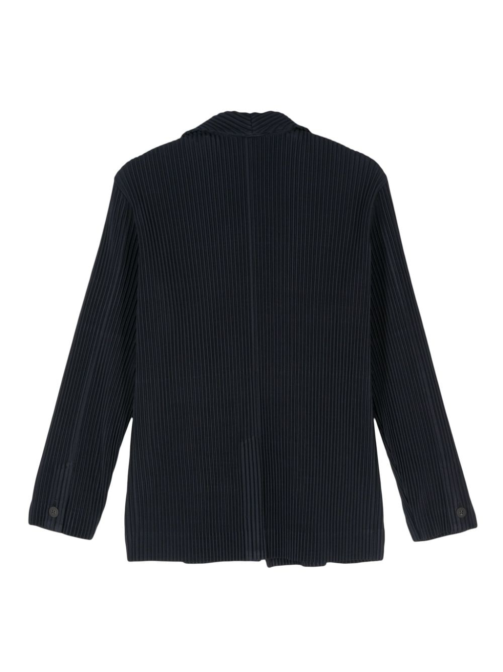 plissé-effect blazer - 2