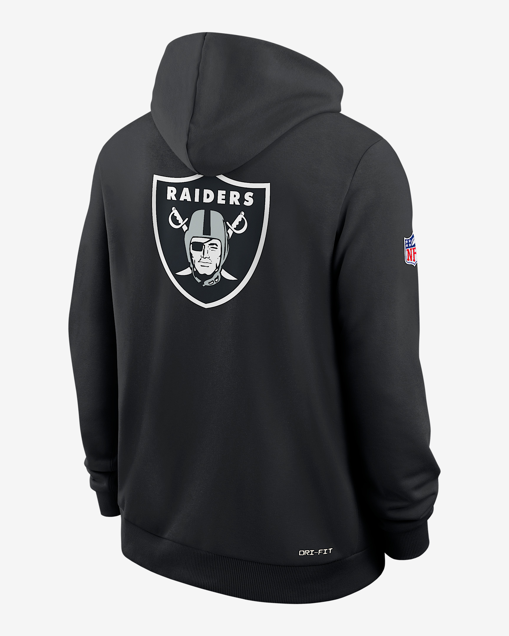 Las Vegas Raiders Utility Player Sideline Men's Nike Dri-FIT NFL Full-Zip Hoodie - 2