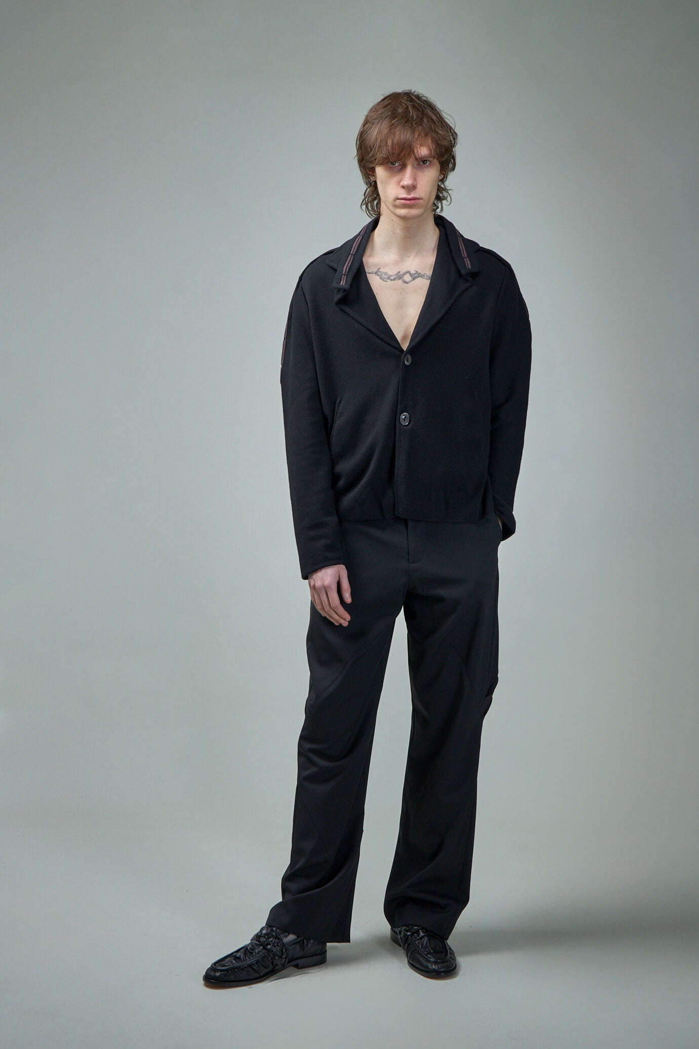 Kiko Kostadinov Ugo Knitted Blazer | labelsfashion | REVERSIBLE