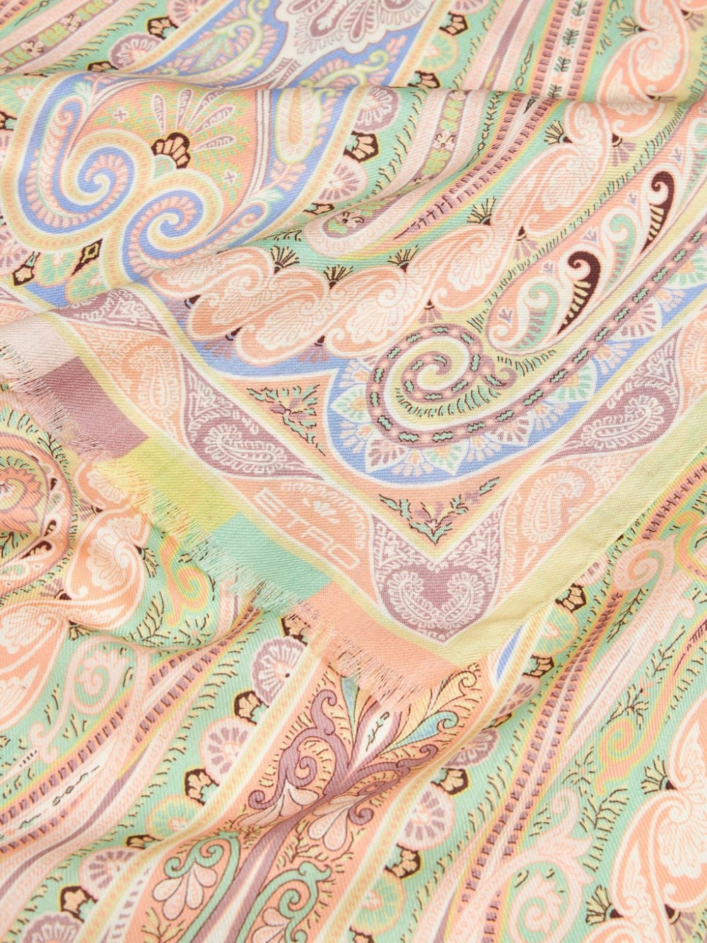 paisley-print scarf - 3