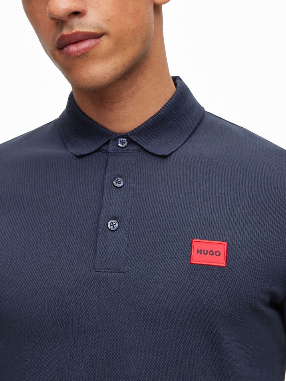 logo-patch cotton piqué polo shirt - 5