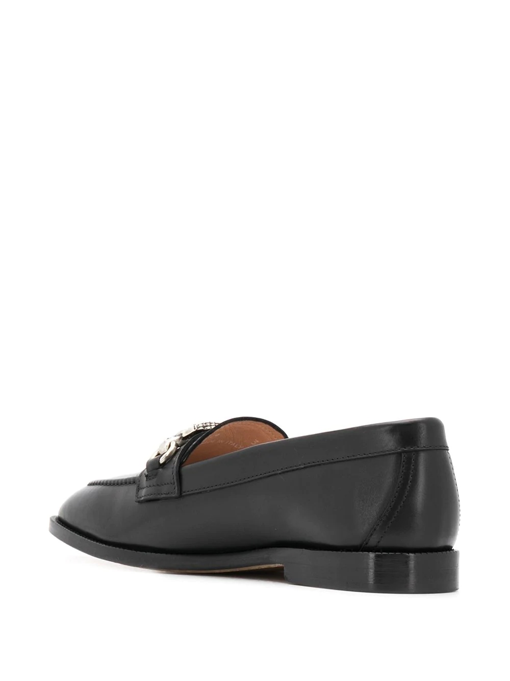 pegaso logo flat loafers - 3