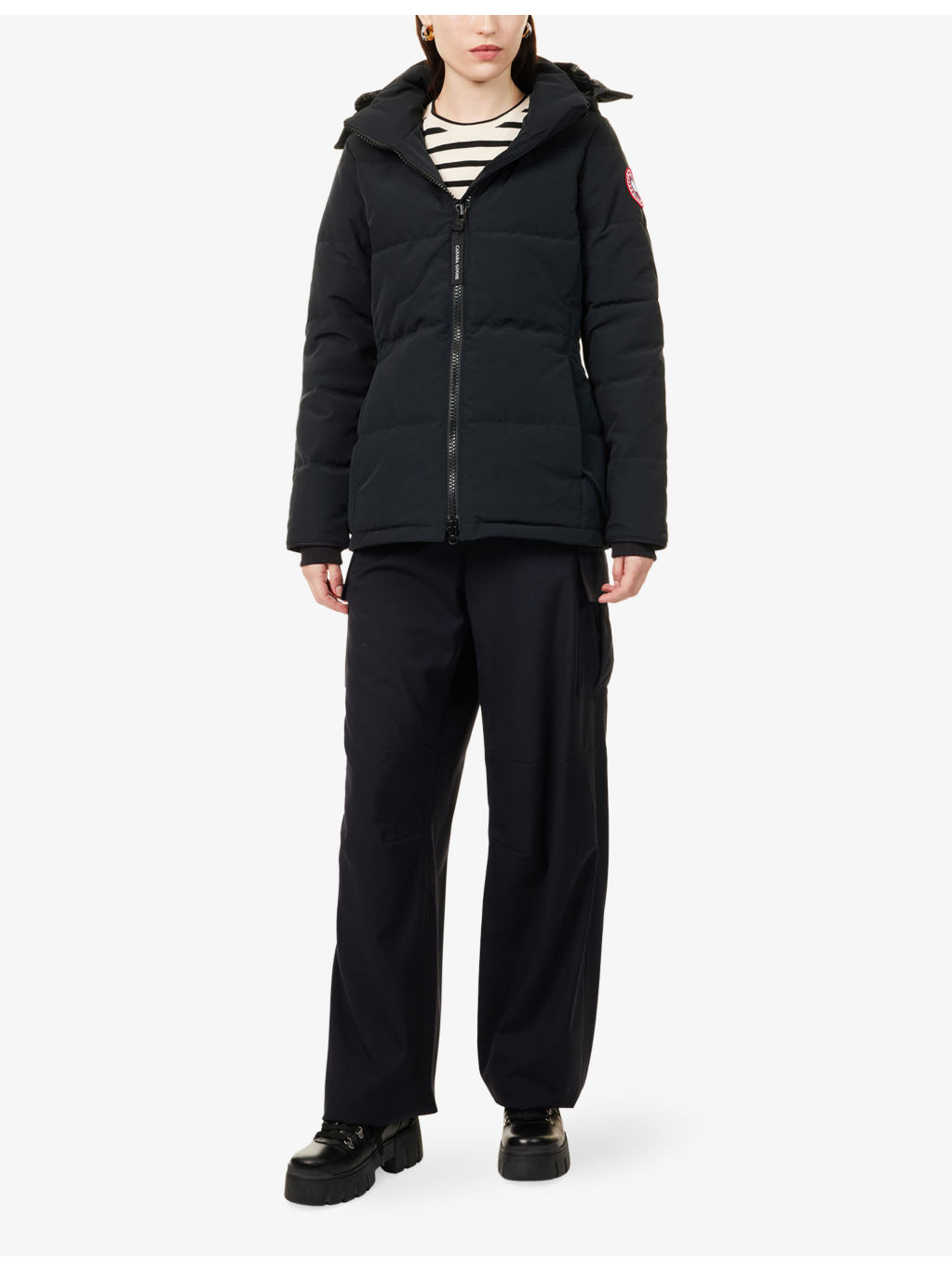 Chelsea Hooded Woven-Down Parka - 2