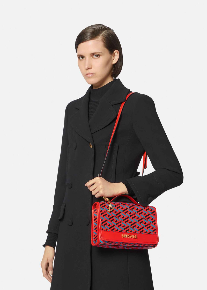 VERSACE La Greca Signature Shoulder Bag outlook