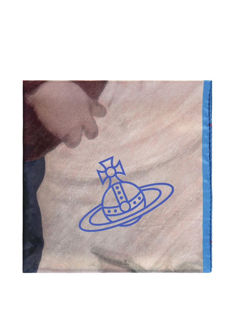 Vivienne Westwood printed square scarf outlook