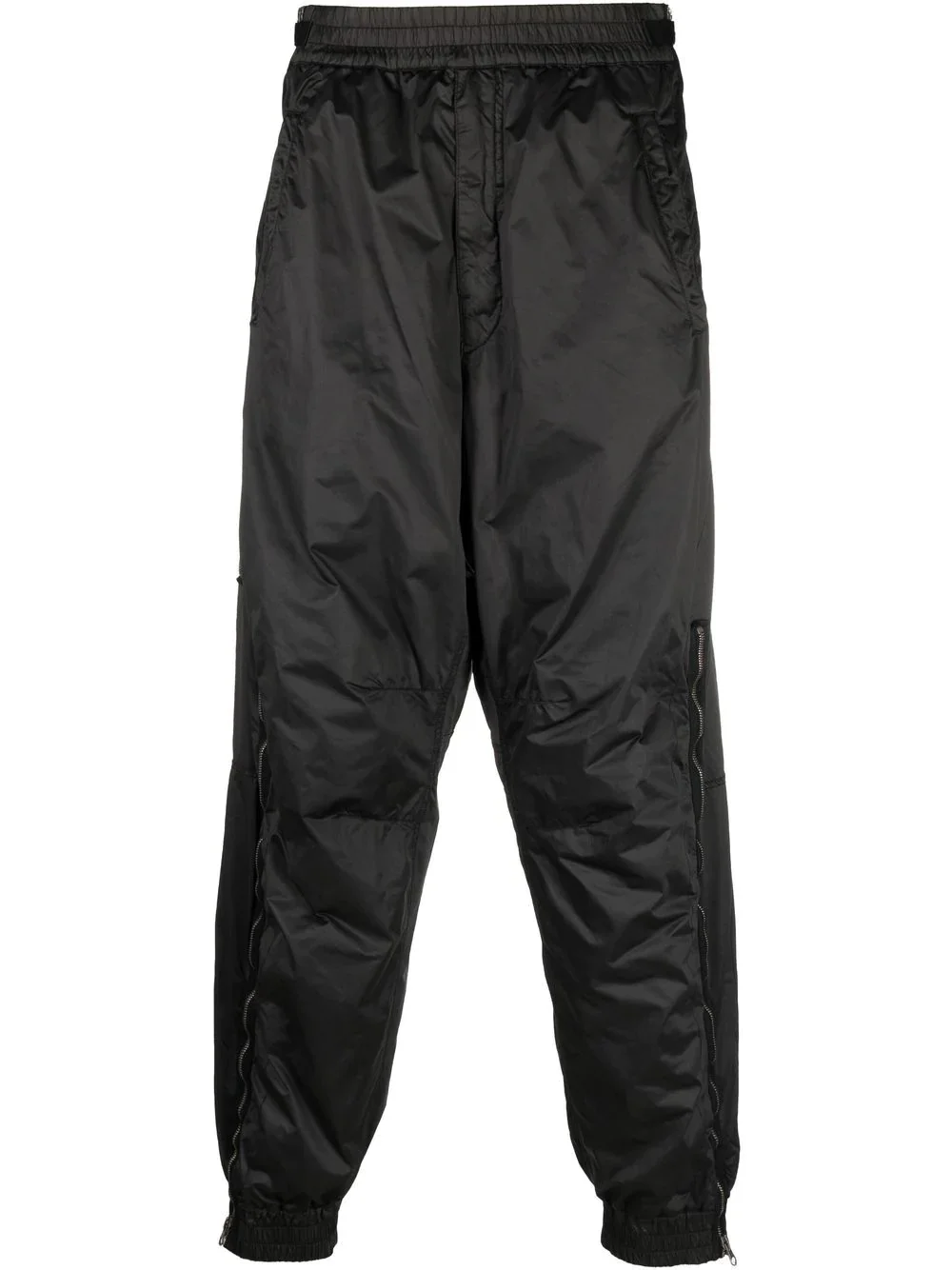 zipped lightweight cargo trousers - 1