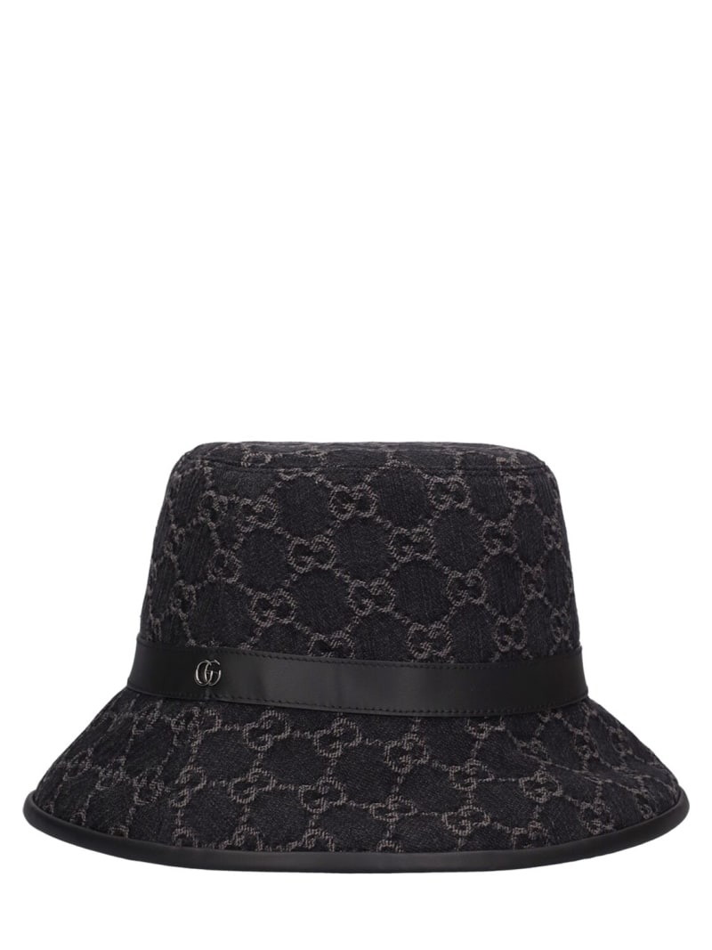 GG denim bucket hat - 2