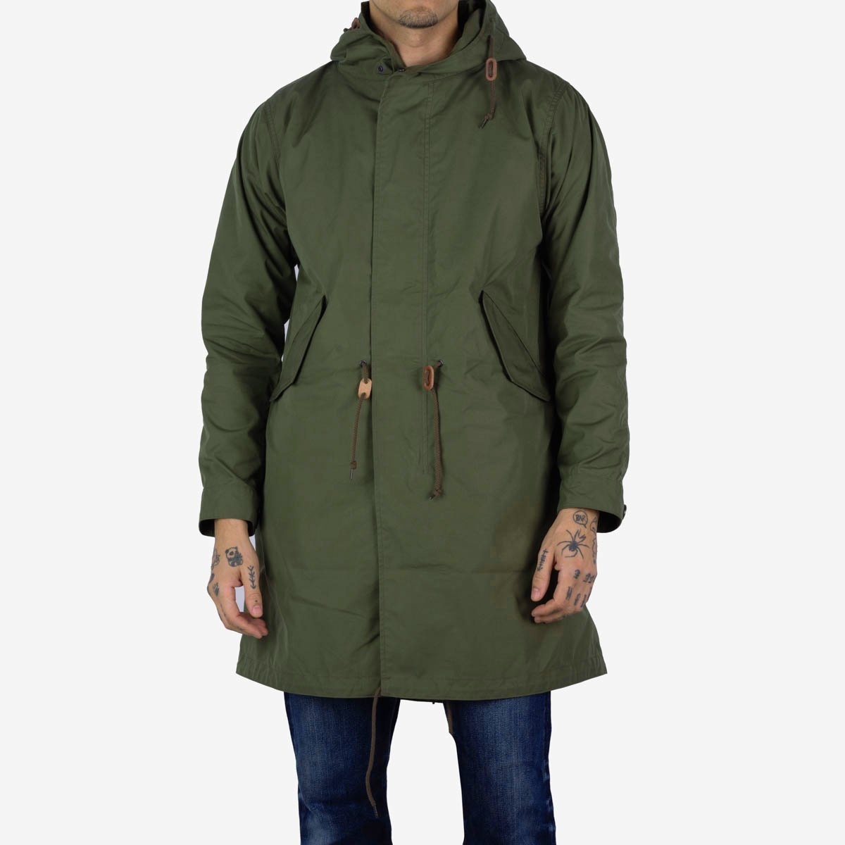 IHM-38-OLV 5oz Quilted Lining M-51 Type Field Coat - Olive - 2