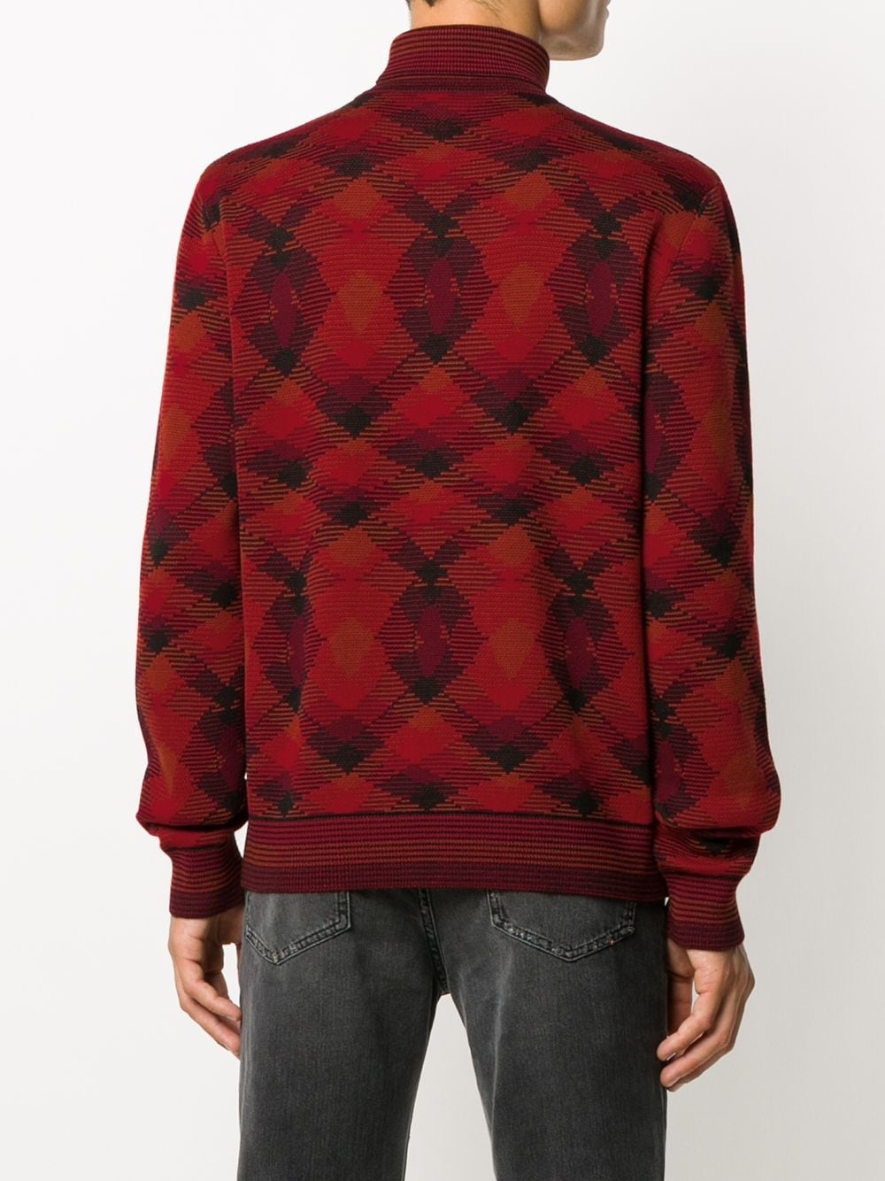 checked pattern jumper  - 4