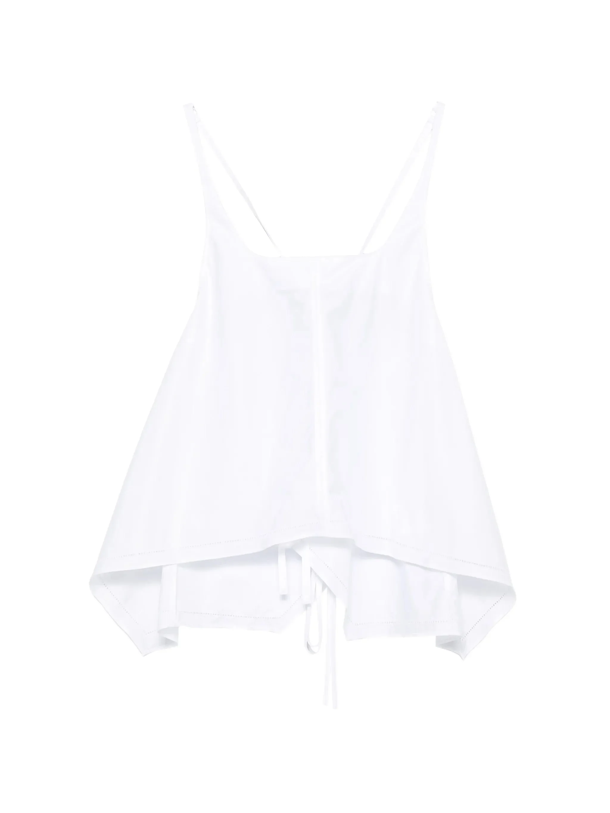 Low Classic Flared Sleeveless Top - 1