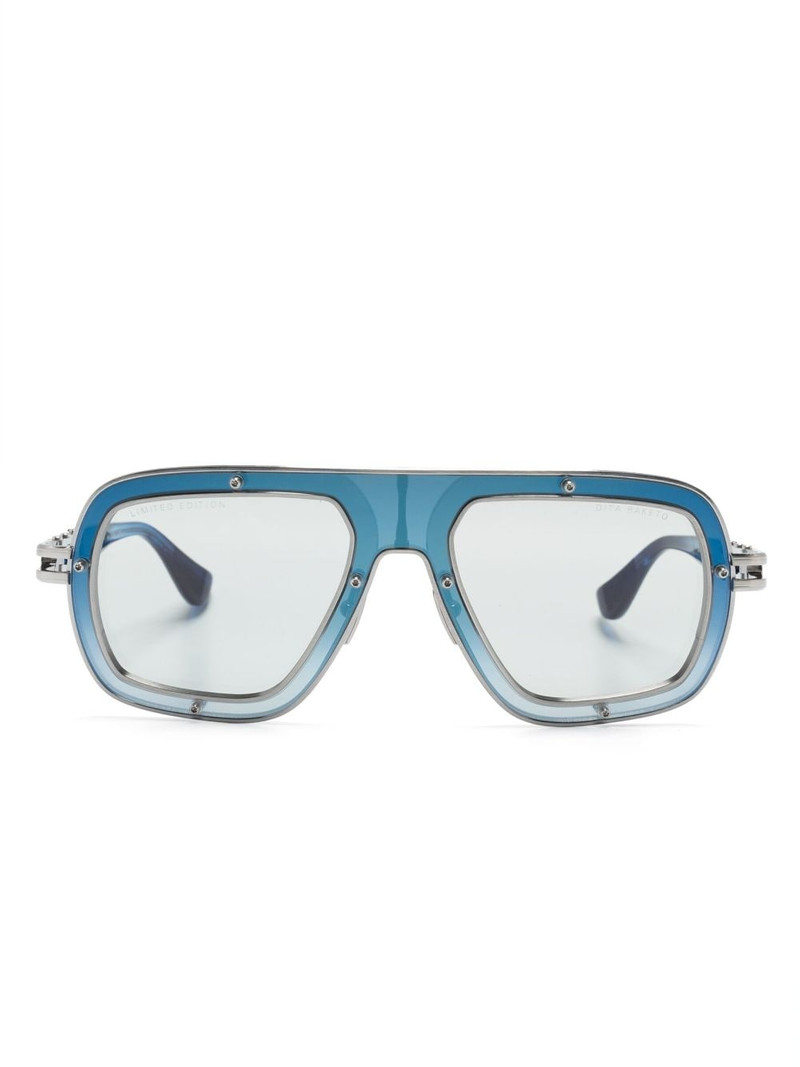 round-frame tinted sunglasses 1