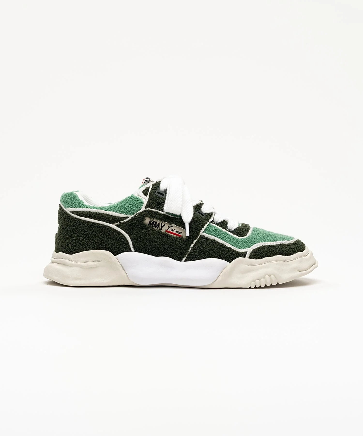 "PARKER" OG Sole Chenille Embroidey Canvas Low-top Sneaker - 1