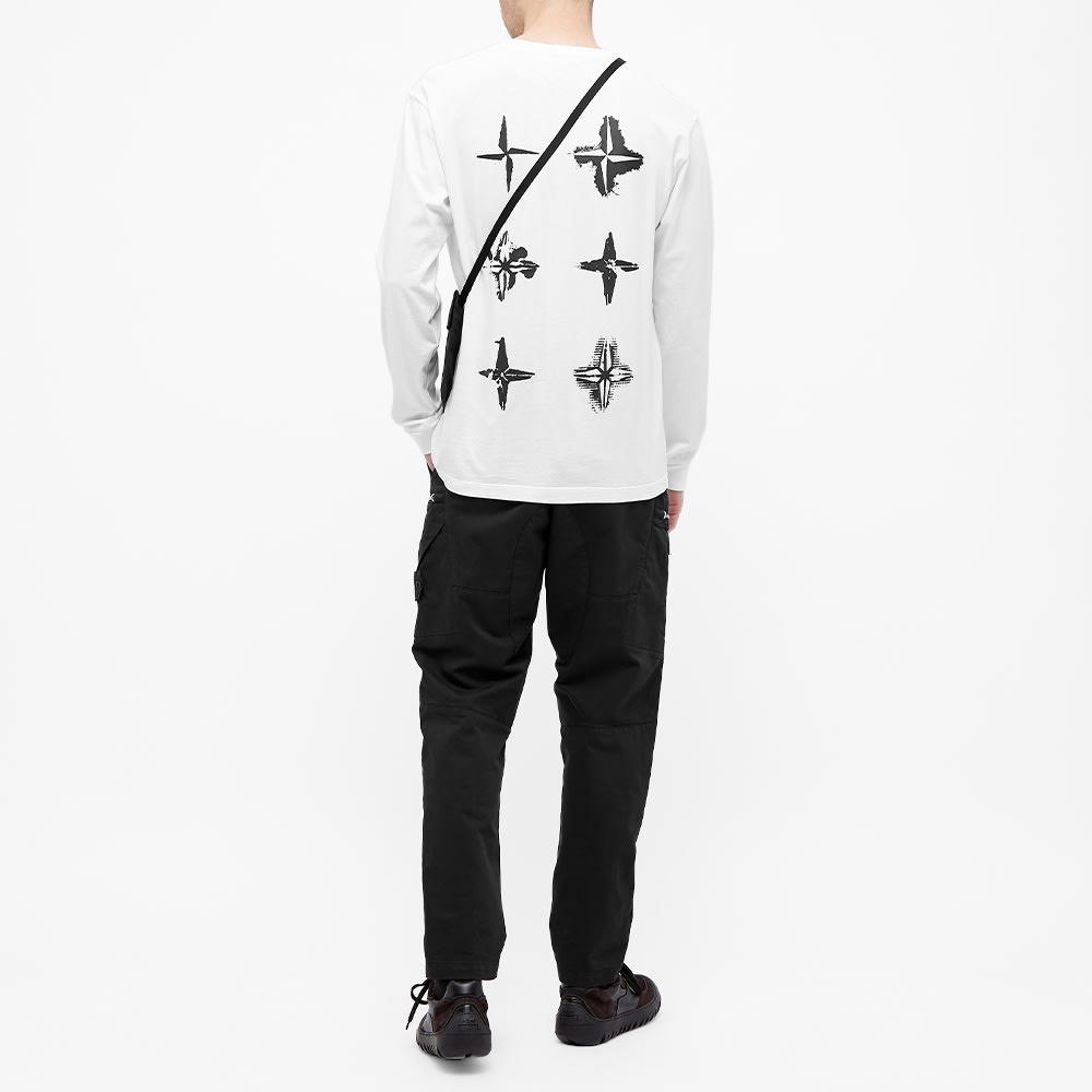 Stone Island Long Sleeve Stencil Three Print Tee - 6