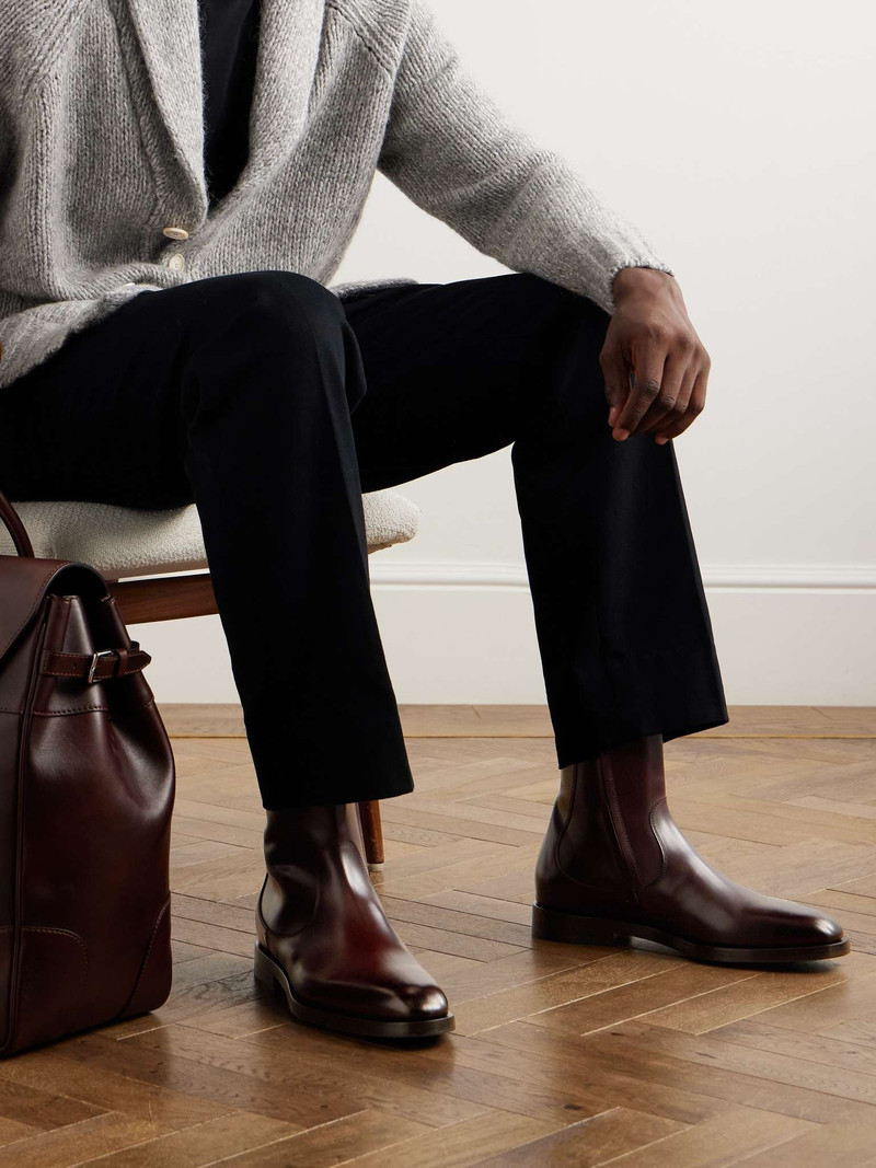 Brunello Cucinelli Leather Ankle Boots outlook