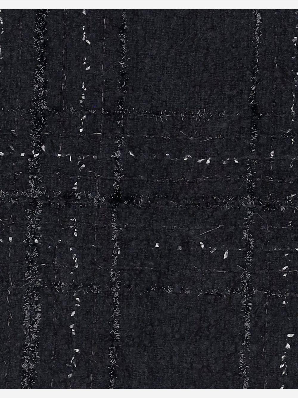 checked sparkle scarf - 2