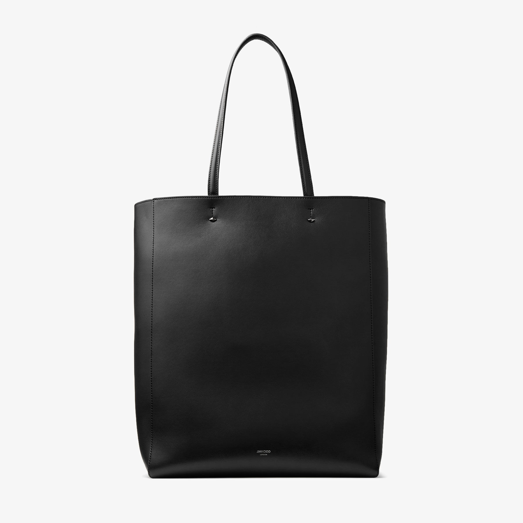 Lenny North-South L
Black/Gunmetal Leather Tote Bag - 5