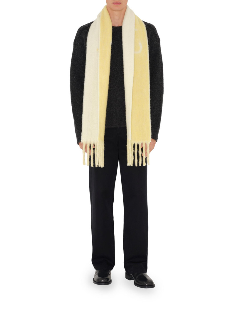 Women's Mu Logo Alpaca-Blend Jacquard Scarf - Sandstone 4