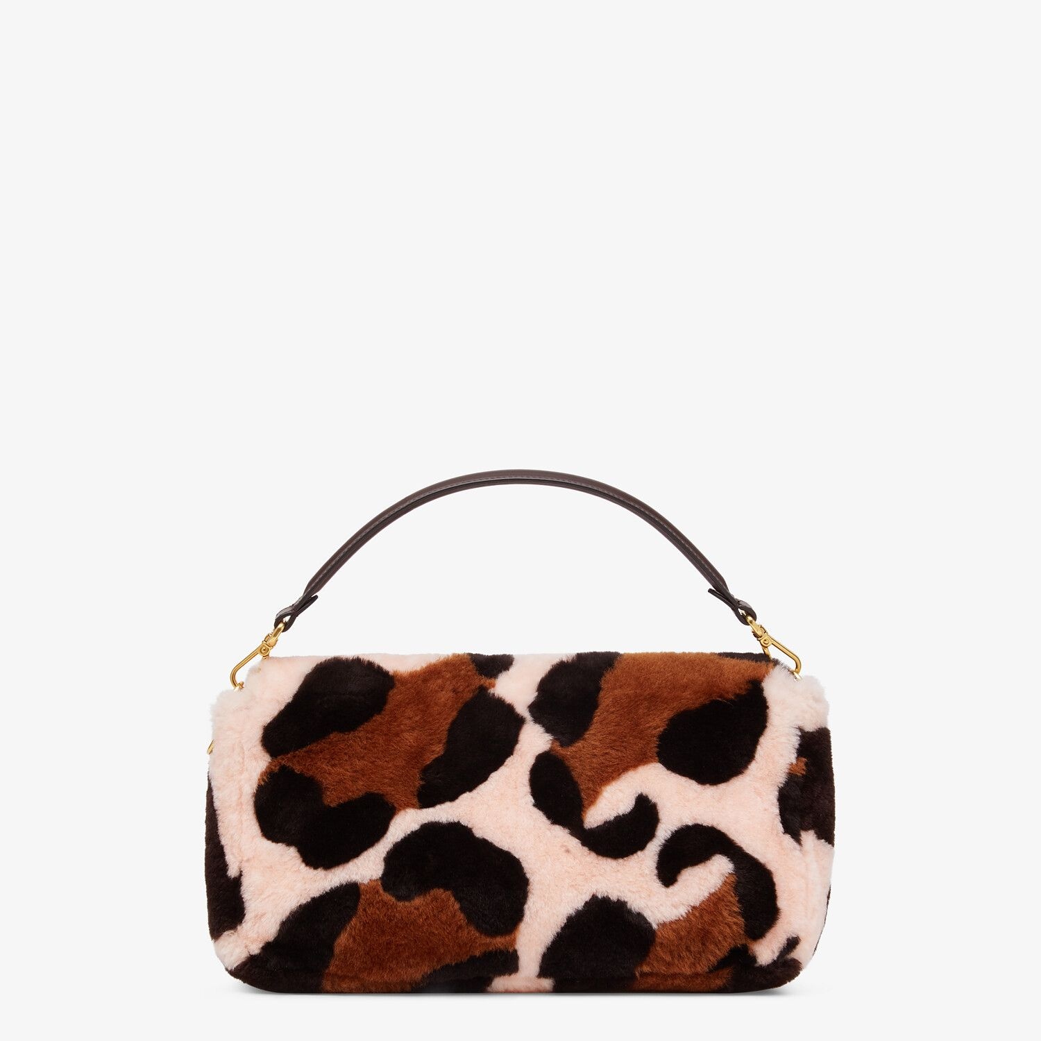 Bag in pink inlaid sheepskin - 3