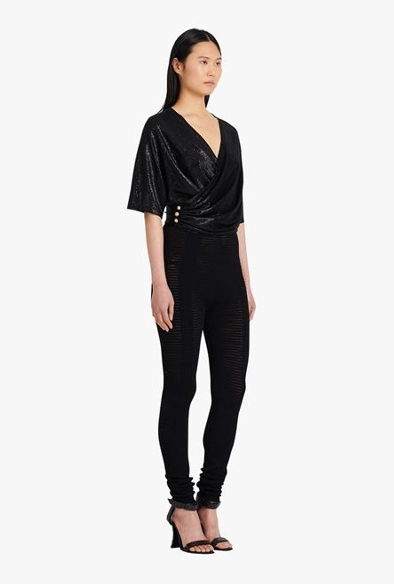 Black knit leggings 7