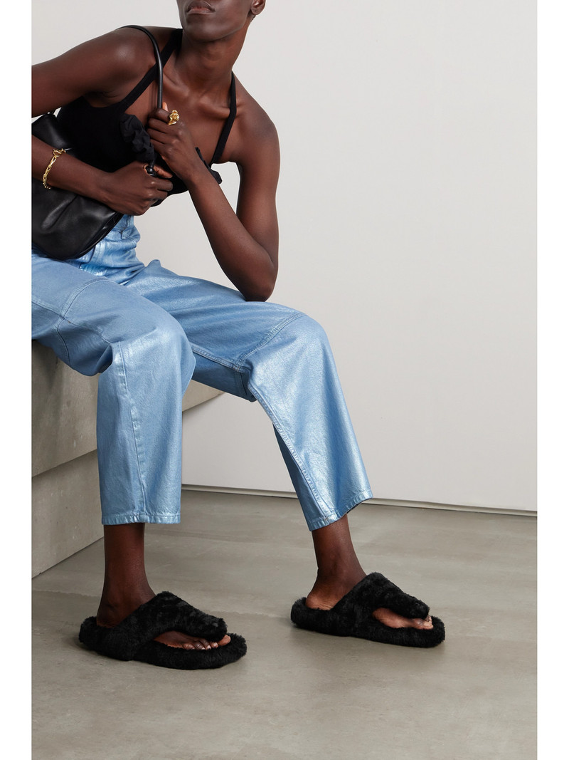 Loewe Shearling Sandals outlook