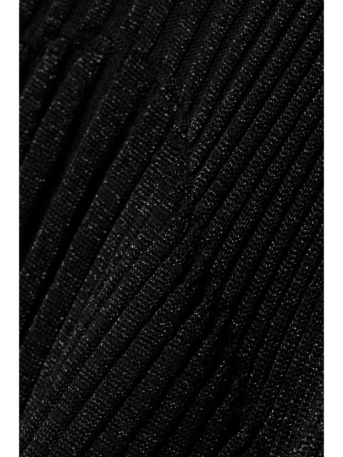 Lucille metallic ribbed-knit midi dress - 2