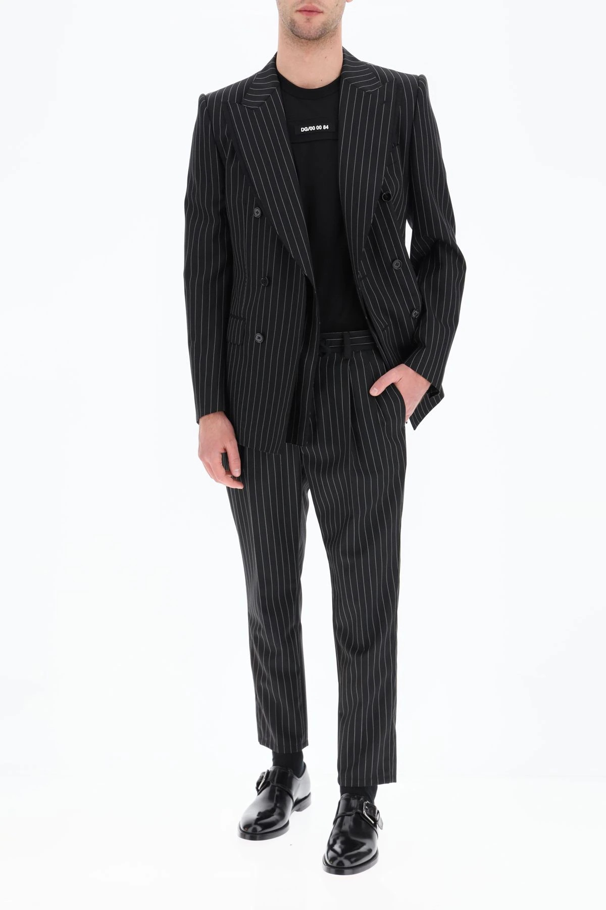 TAILORED BLAZER IN PINSTRIPE WOOL - 2