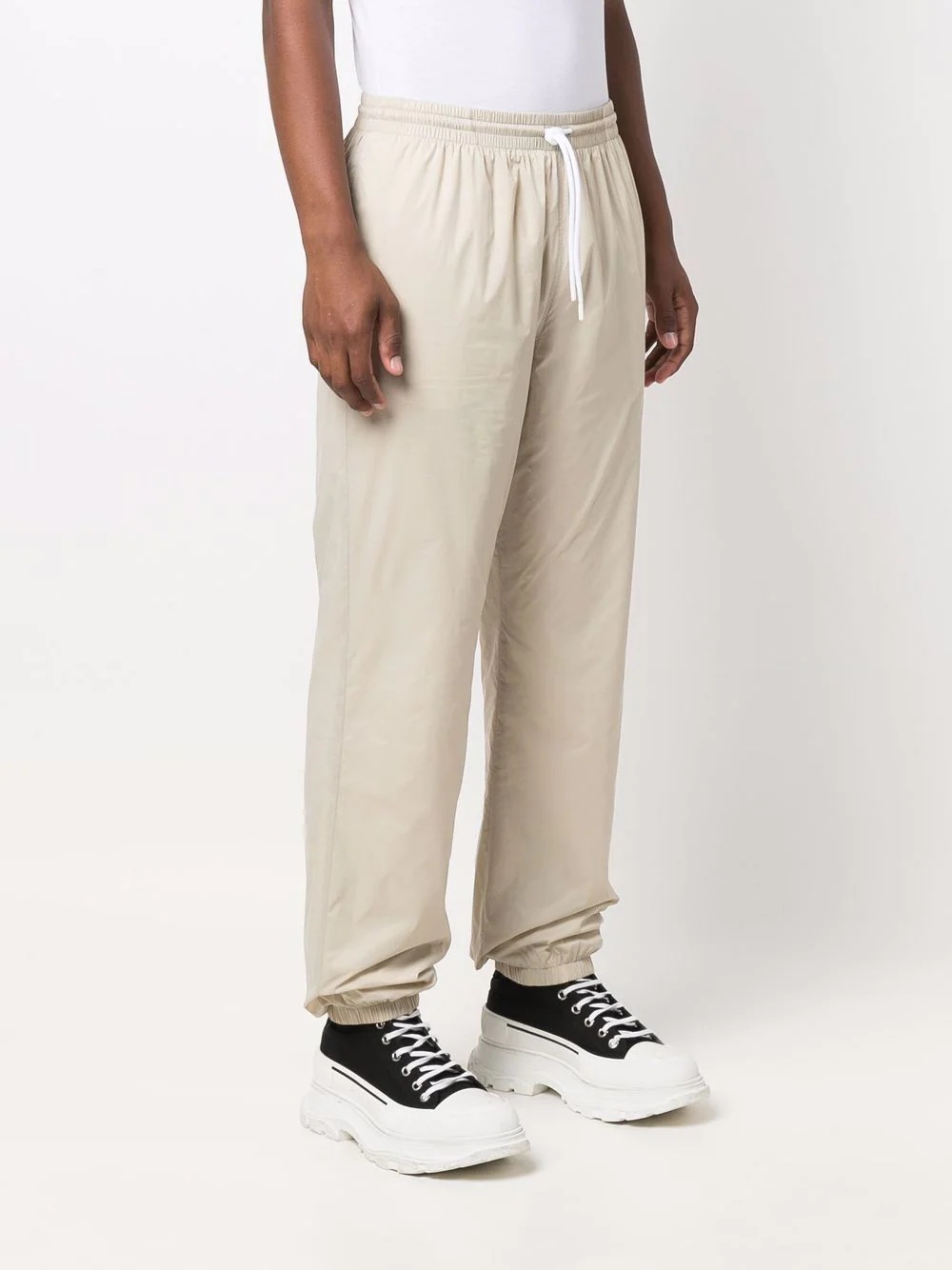 drawstring-waist trousers - 3