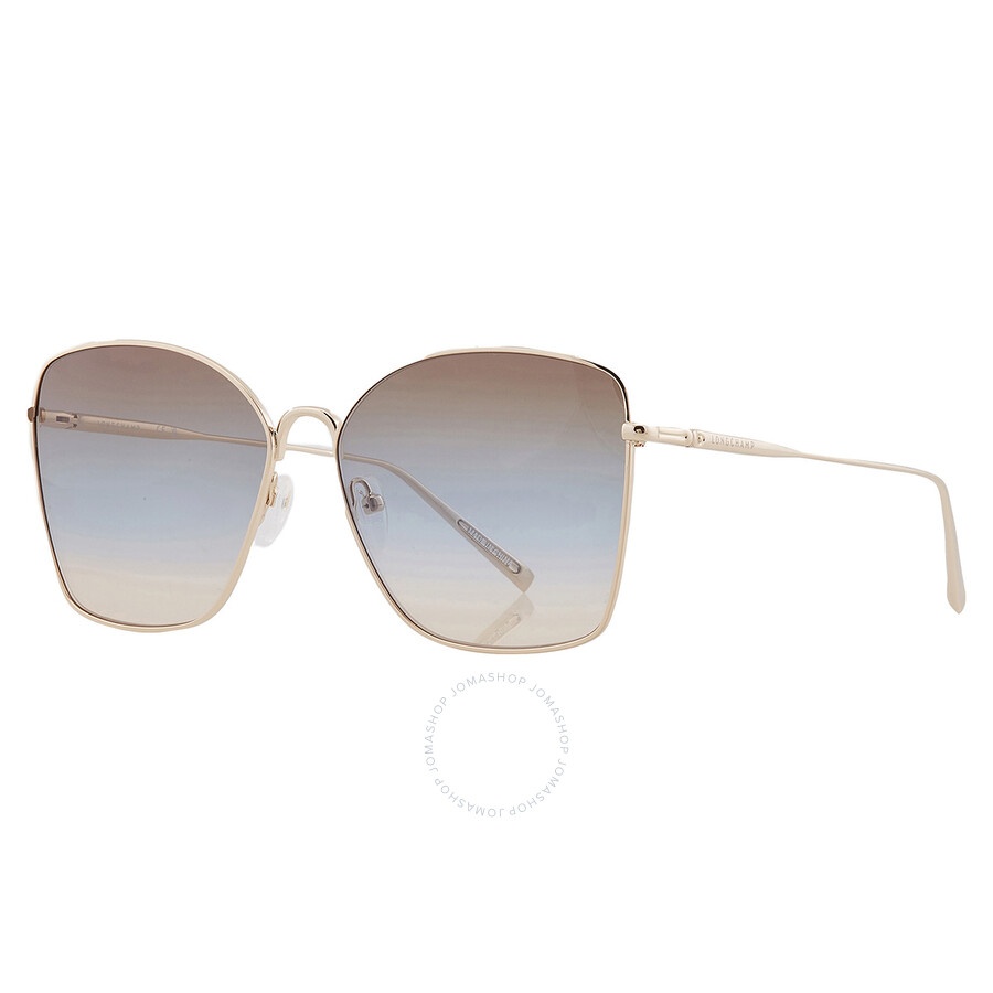 Longchamp Blue Grey Gradient1 Butterfly Sunglasses LO117S 714 60 - 3