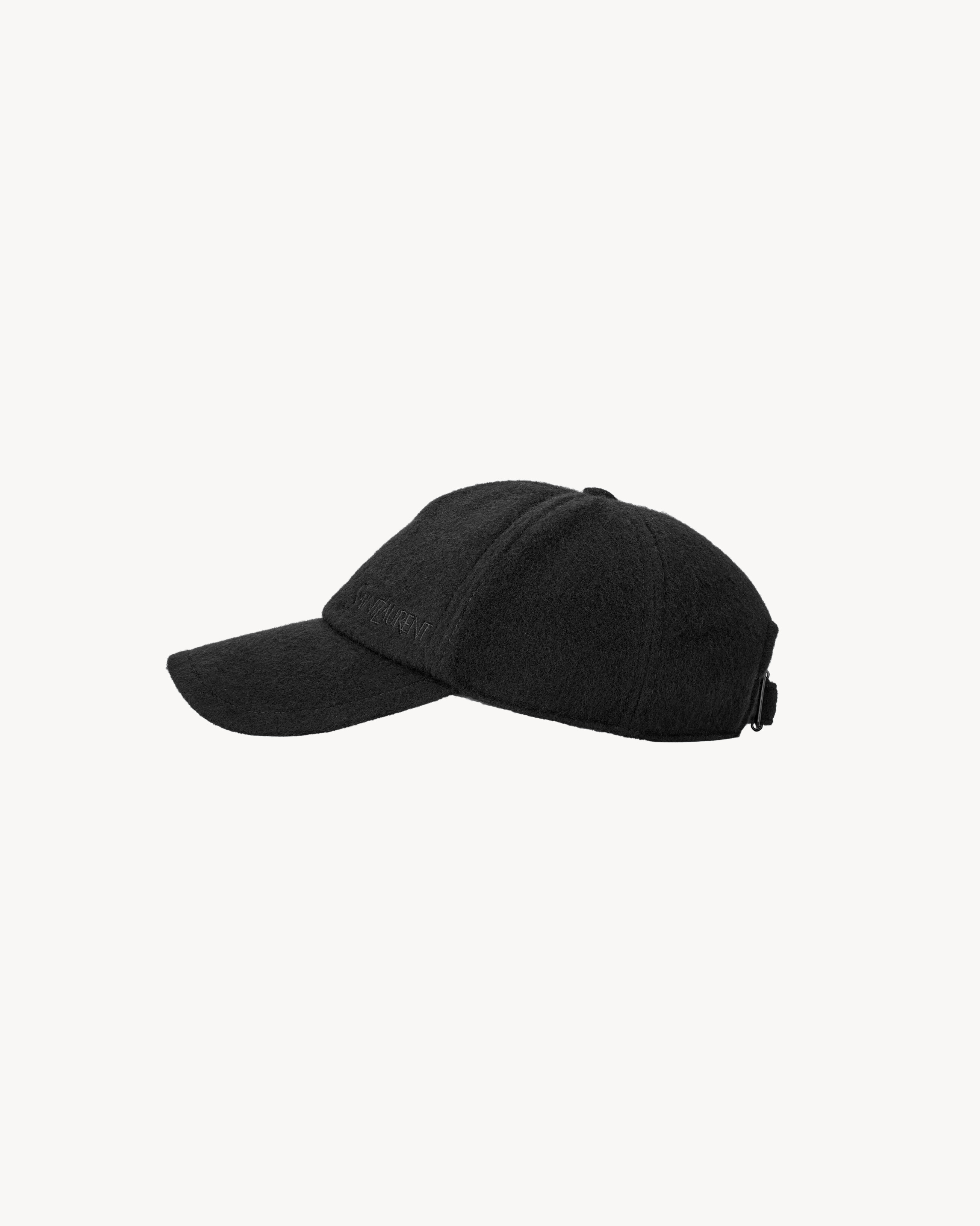 SAINT LAURENT VINTAGE CAP IN CASHMERE - 2