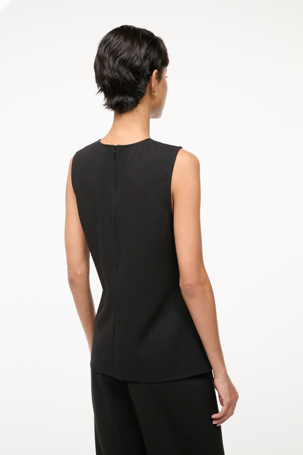STAUD BRONTE TOP BLACK - 4