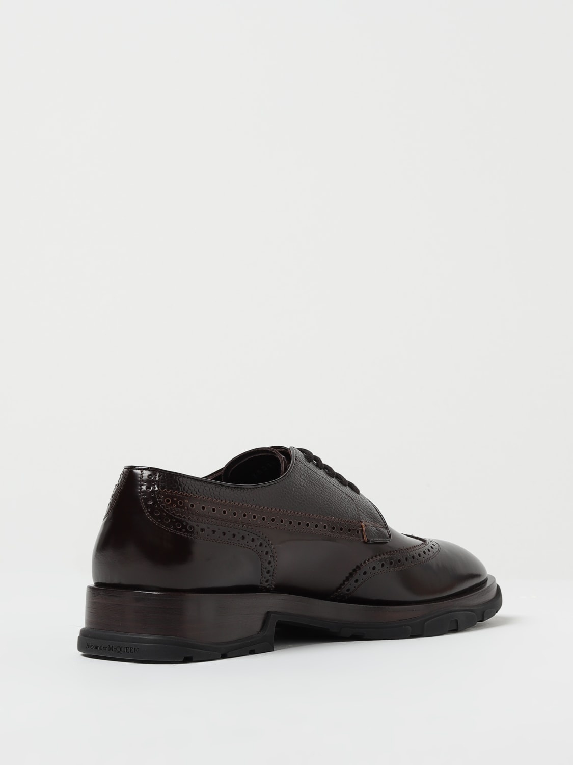 Alexander McQueen derby in brushed leather - 3