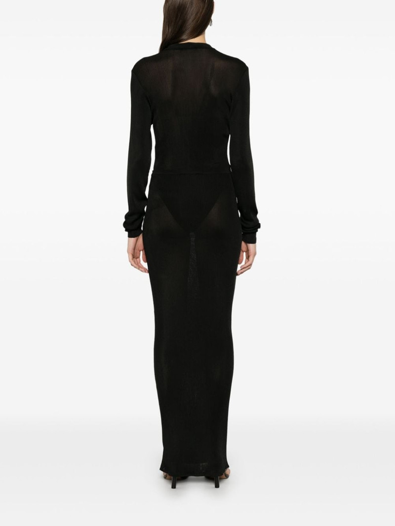 fine-ribbed maxi skirt 4