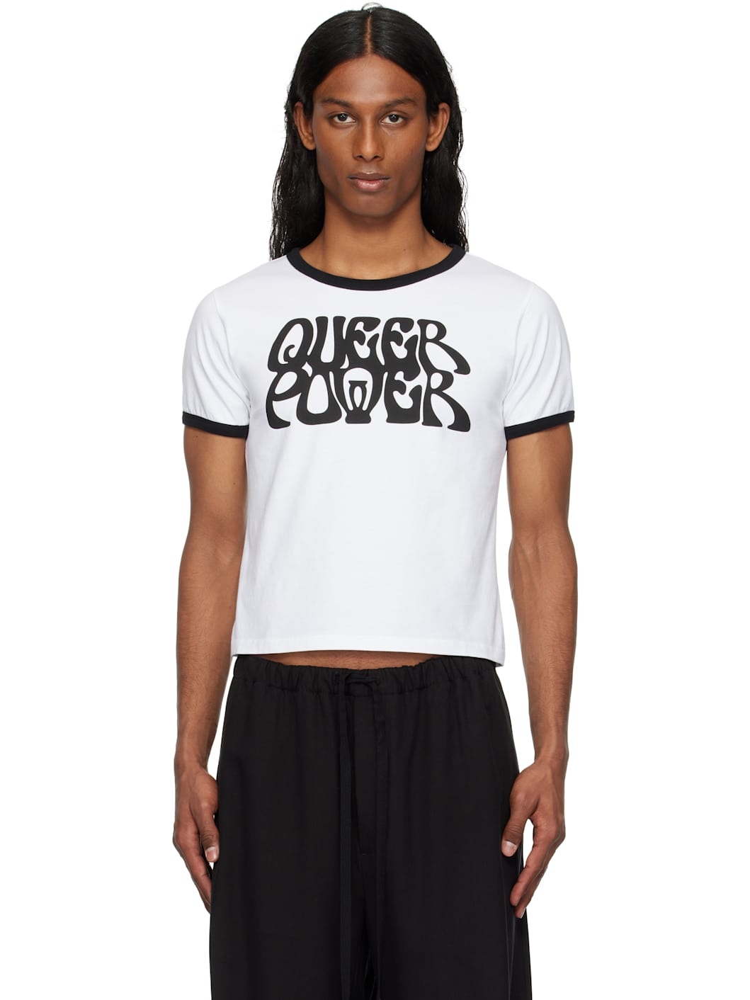 White 'Queer Power' T-shirt - 1