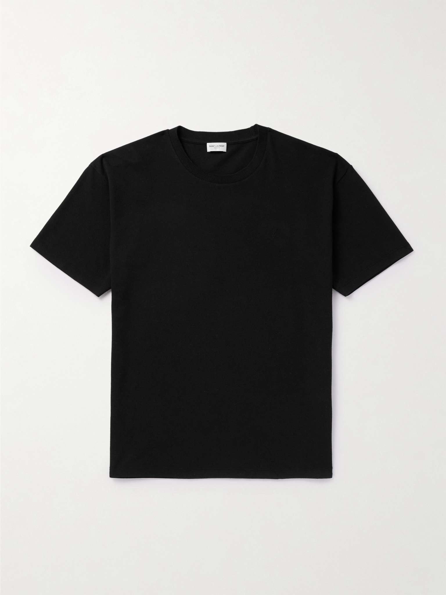 Logo-Embroidered Cotton-Piqué T-Shirt - 1