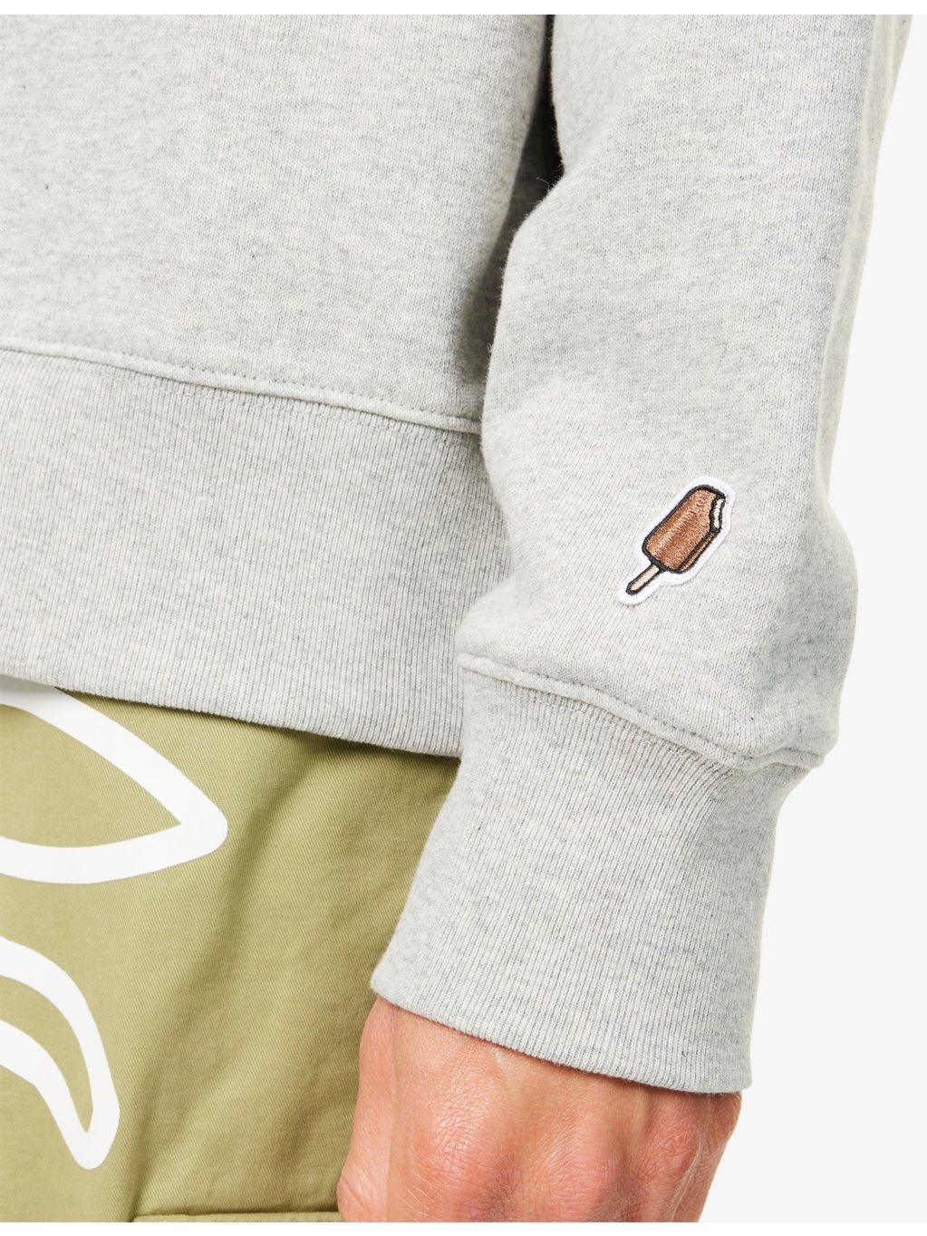 Bulldog Crewneck Cotton-Jersey Sweatshirt - 5
