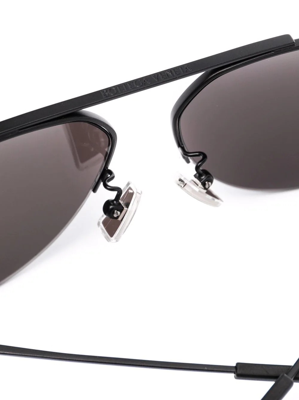 half-rim aviator-frame sunglasses - 3