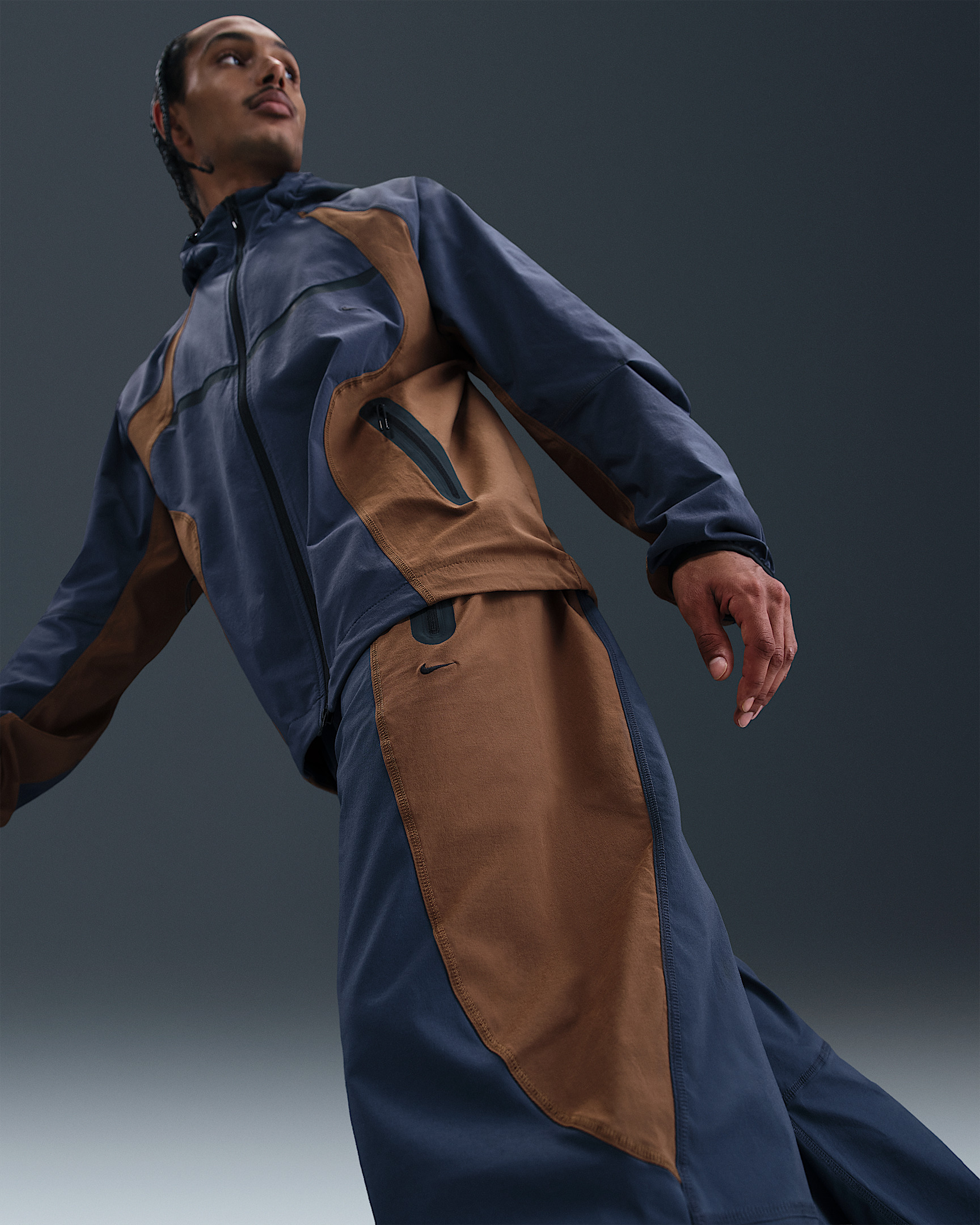Nike Tech Men's Dri-FIT Woven Color-Block Oversized Pants - 5
