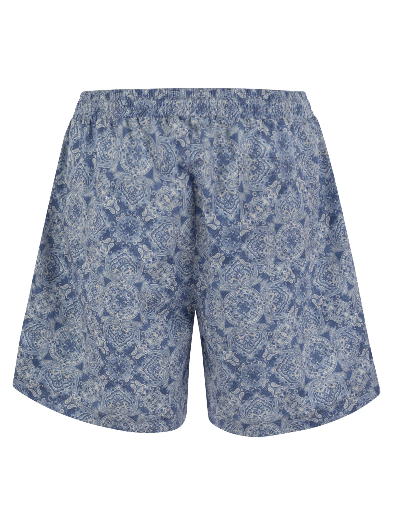 Brunello Cucinelli Men Beach Swimsuit With Paisley Design - 2