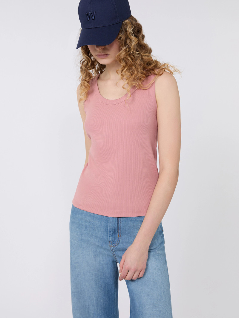 MULTIC Stretch cotton top - ANTIQUE ROSE 5
