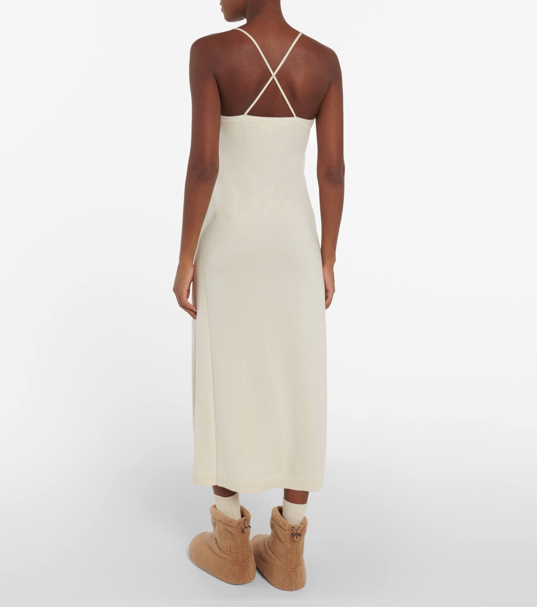 Ajour cashmere midi dress - 3