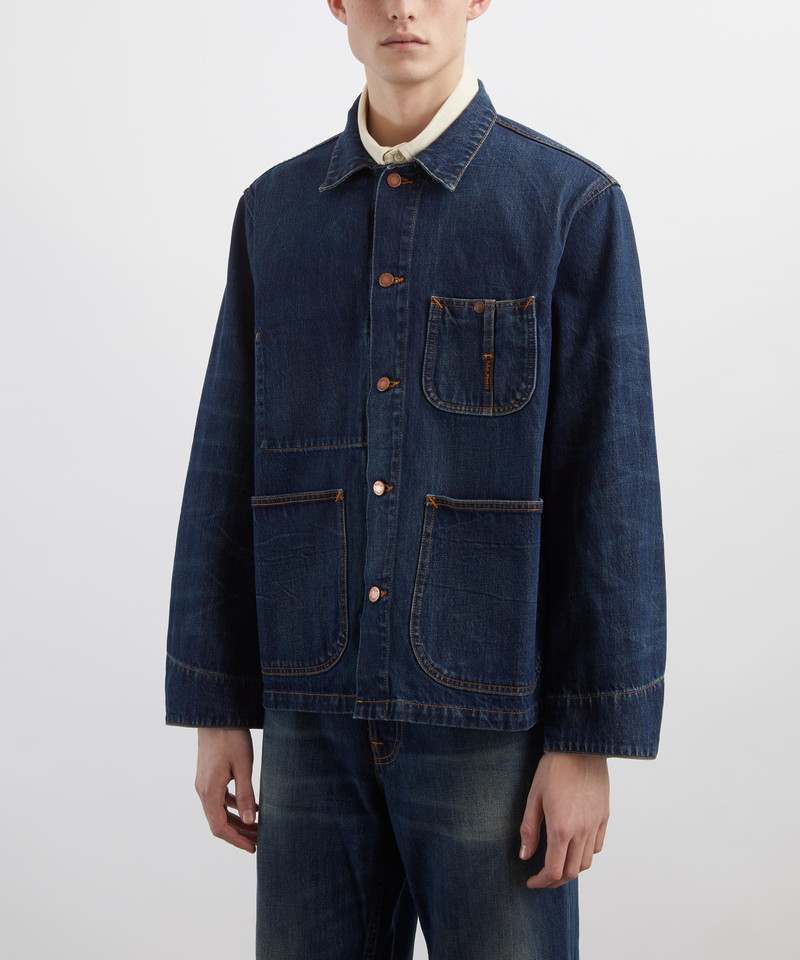 Nudie Jeans Howie Denim Chore Jacket outlook