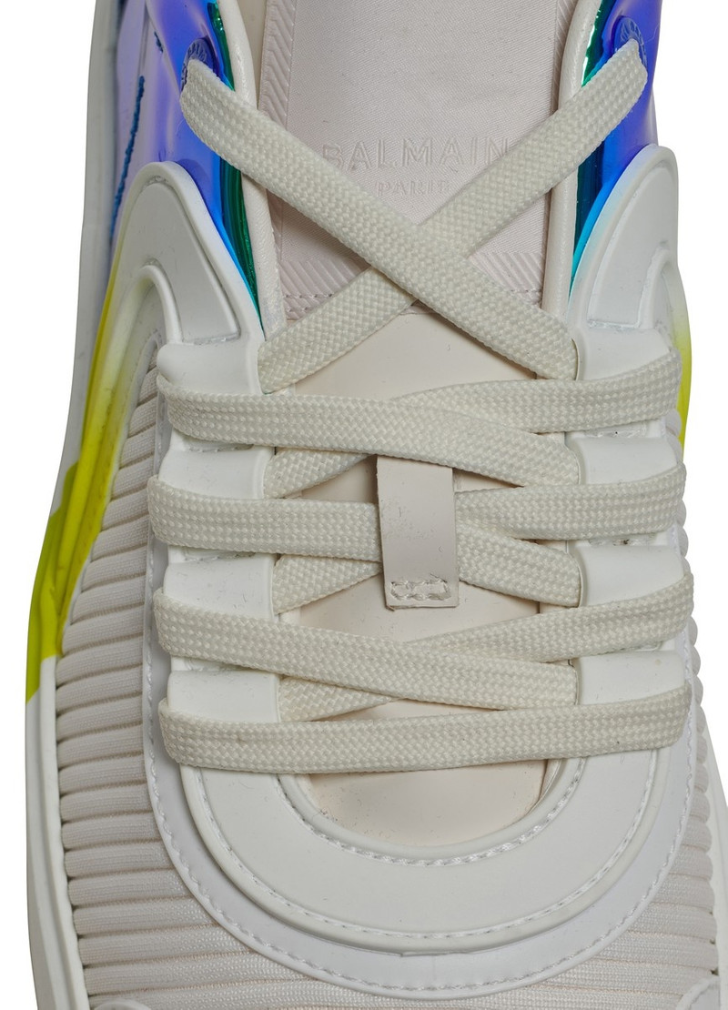 Balmain B-Skate trainers in leather and suede outlook