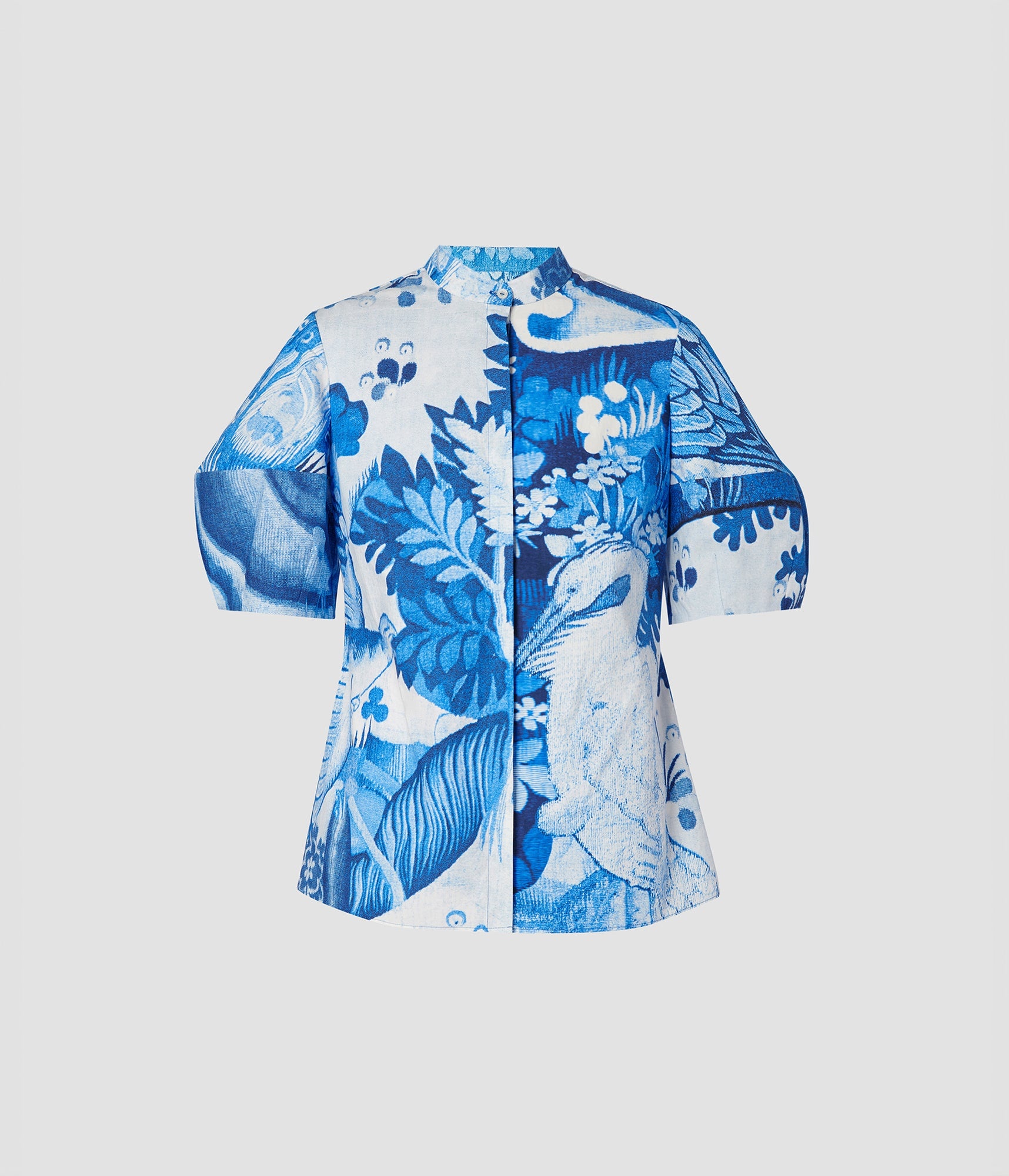 BLOUSON SLEEVE SHIRT - 1