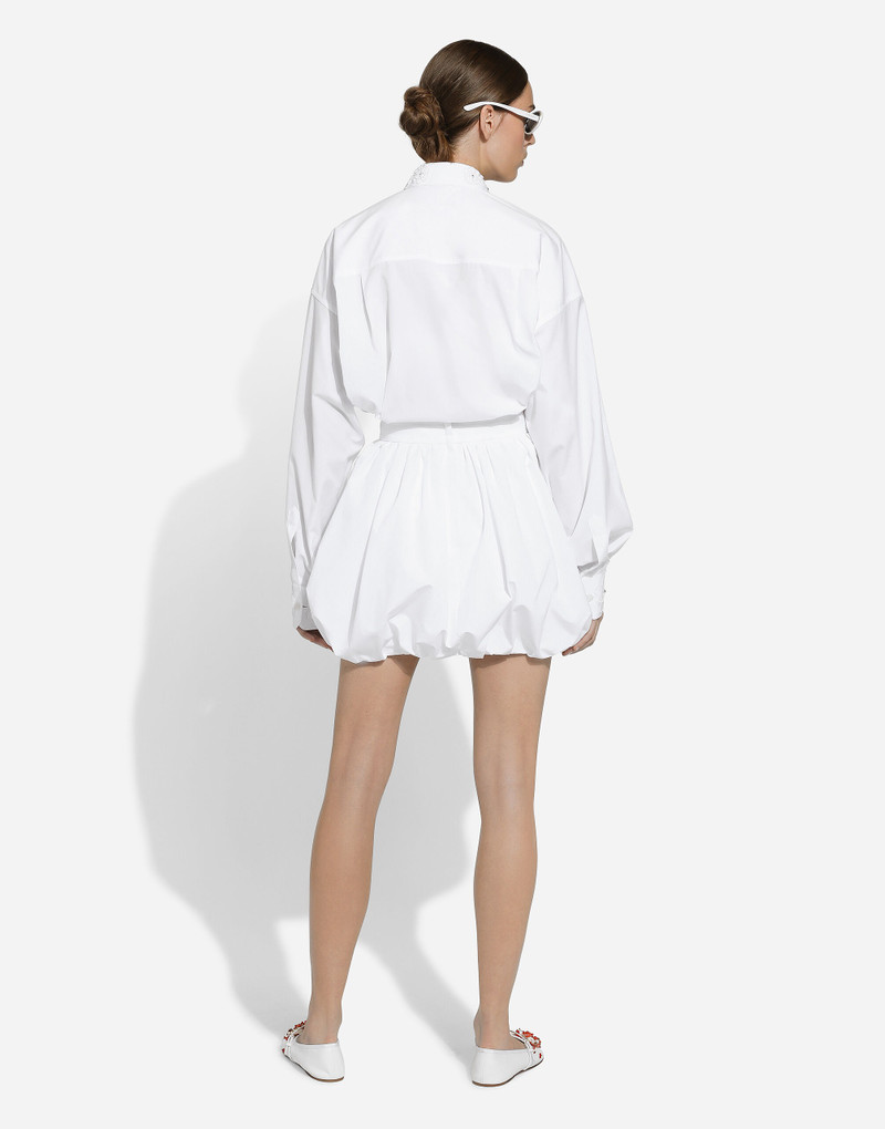 Short cotton balloon skirt 3