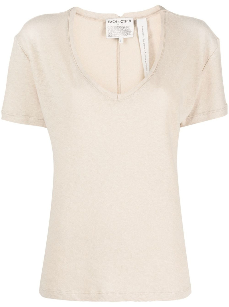 V-neck mélange T-shirt 1