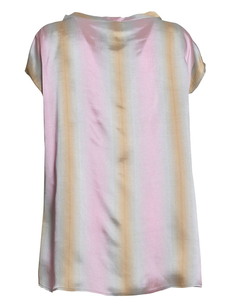 Aspesi stripe-print short-sleeves top outlook