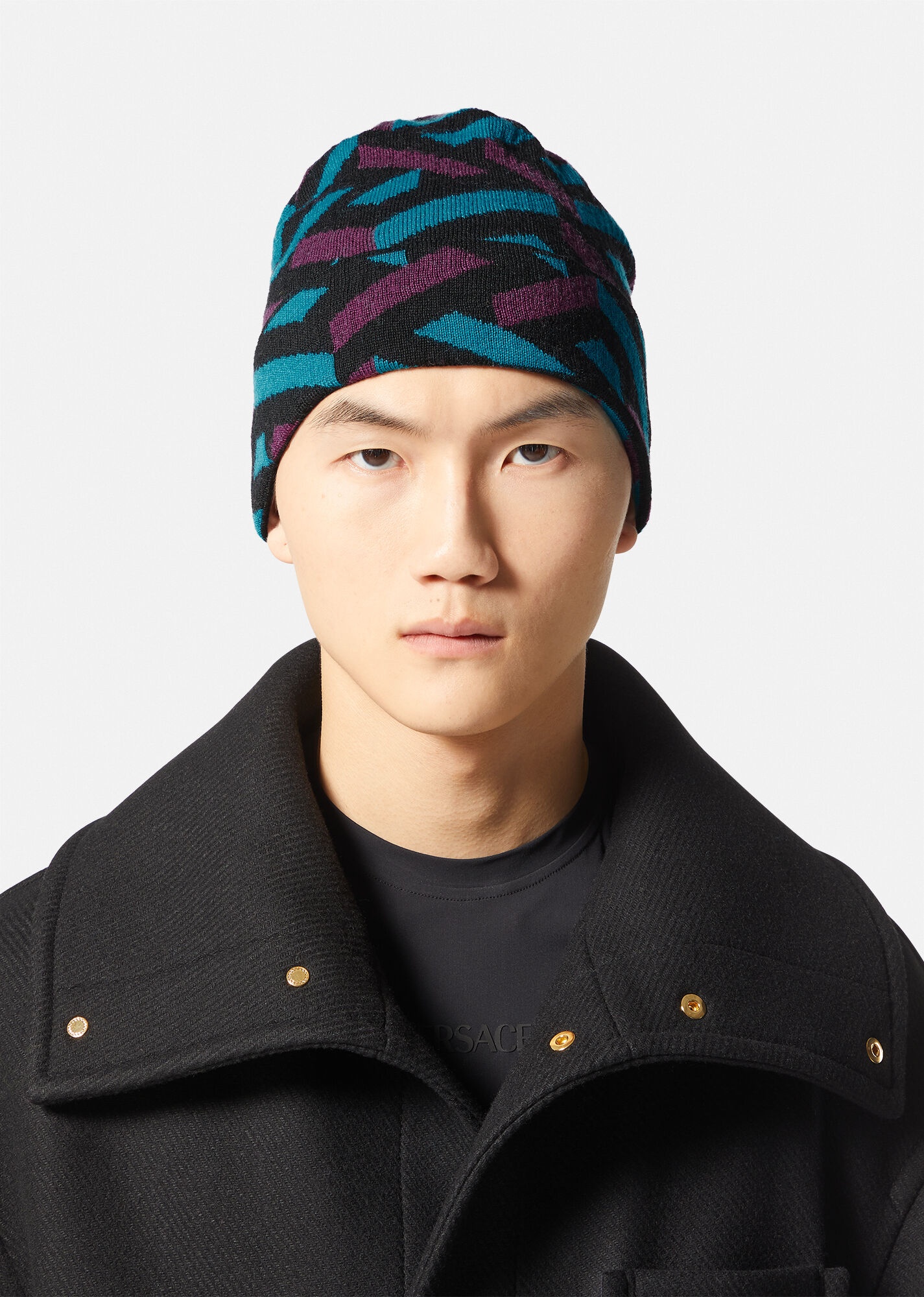 La Greca Ribbed Beanie - 3