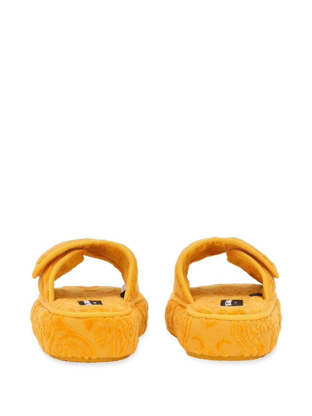 logo-embroidered slippers - 3