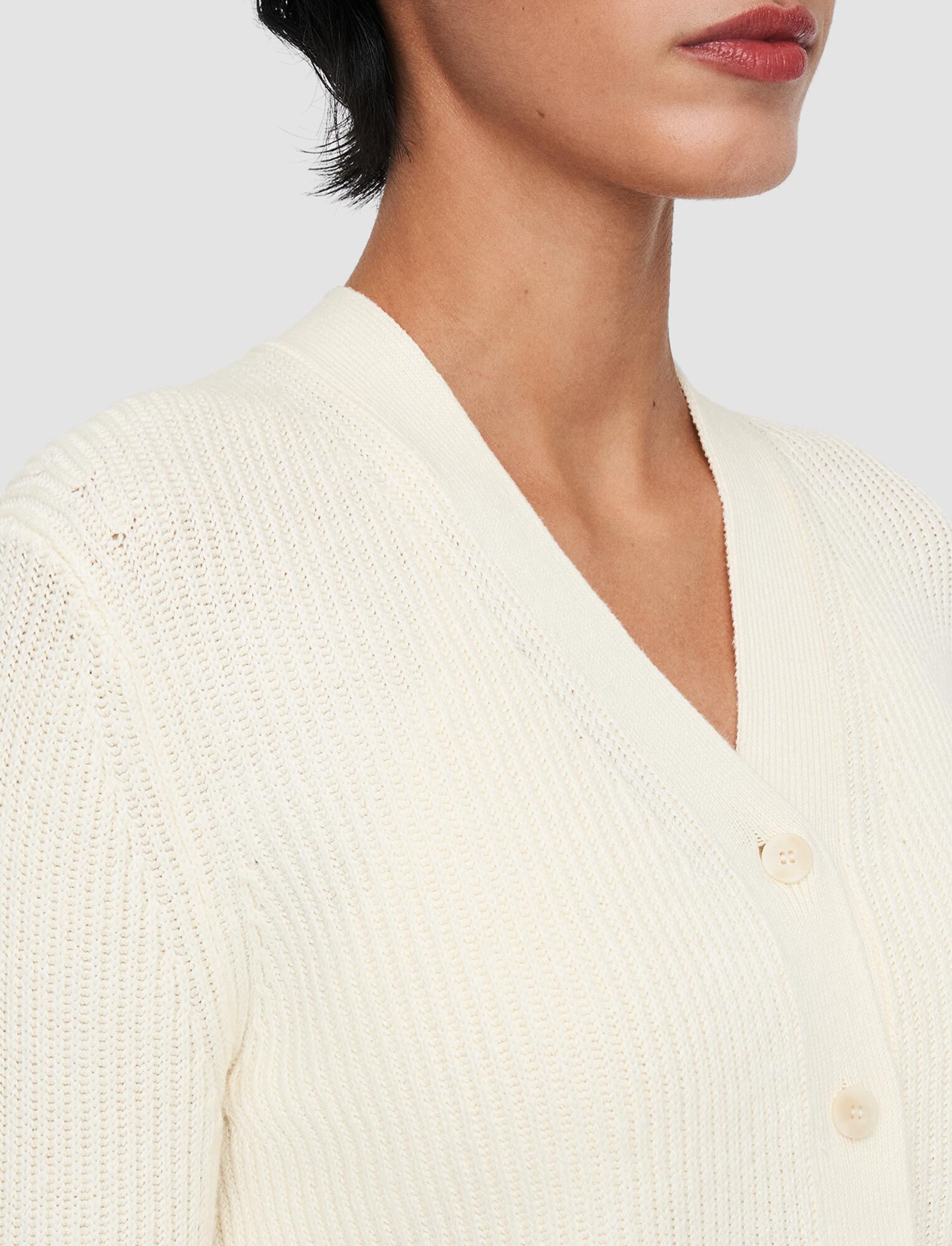 Linen Blend Cardigan - 5