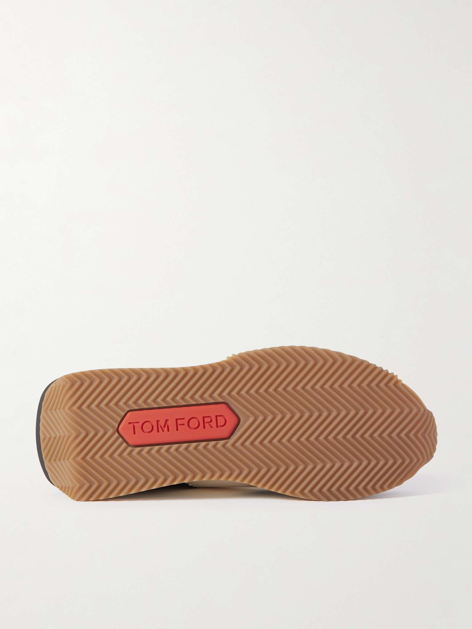 James Rubber-Trimmed Leather, Suede and Nylon Sneakers - 3